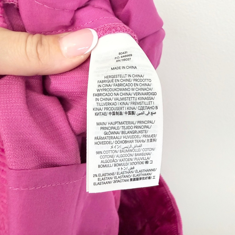 Boden Kew Cord Pants Magenta Pink Corduroy Straight Leg Size 14R - Picture 6 of 7